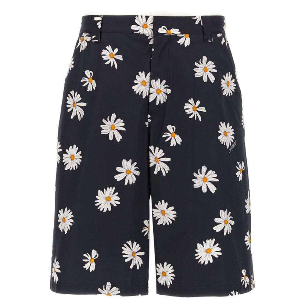 Moschino Men 'Margherite' Print Bermuda Shorts